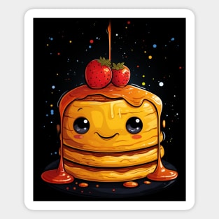 Sweet Stack Delight - Cute Breakfast Waffles wit Syrup Magnet